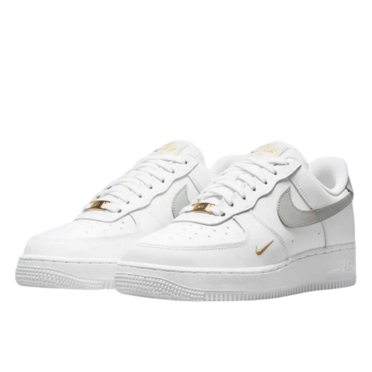 Chaussures  Air Force 1 Low White Grey Gold 2/3
