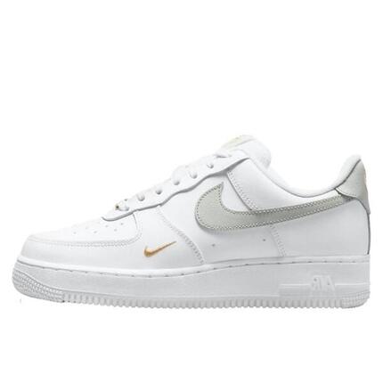 Schuhe Air Force 1 Low White Grey Gold