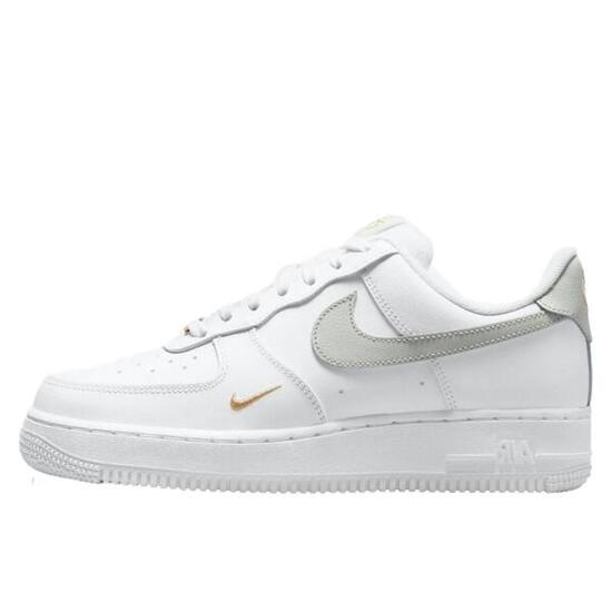 Schuhe Air Force 1 Low White Grey Gold
