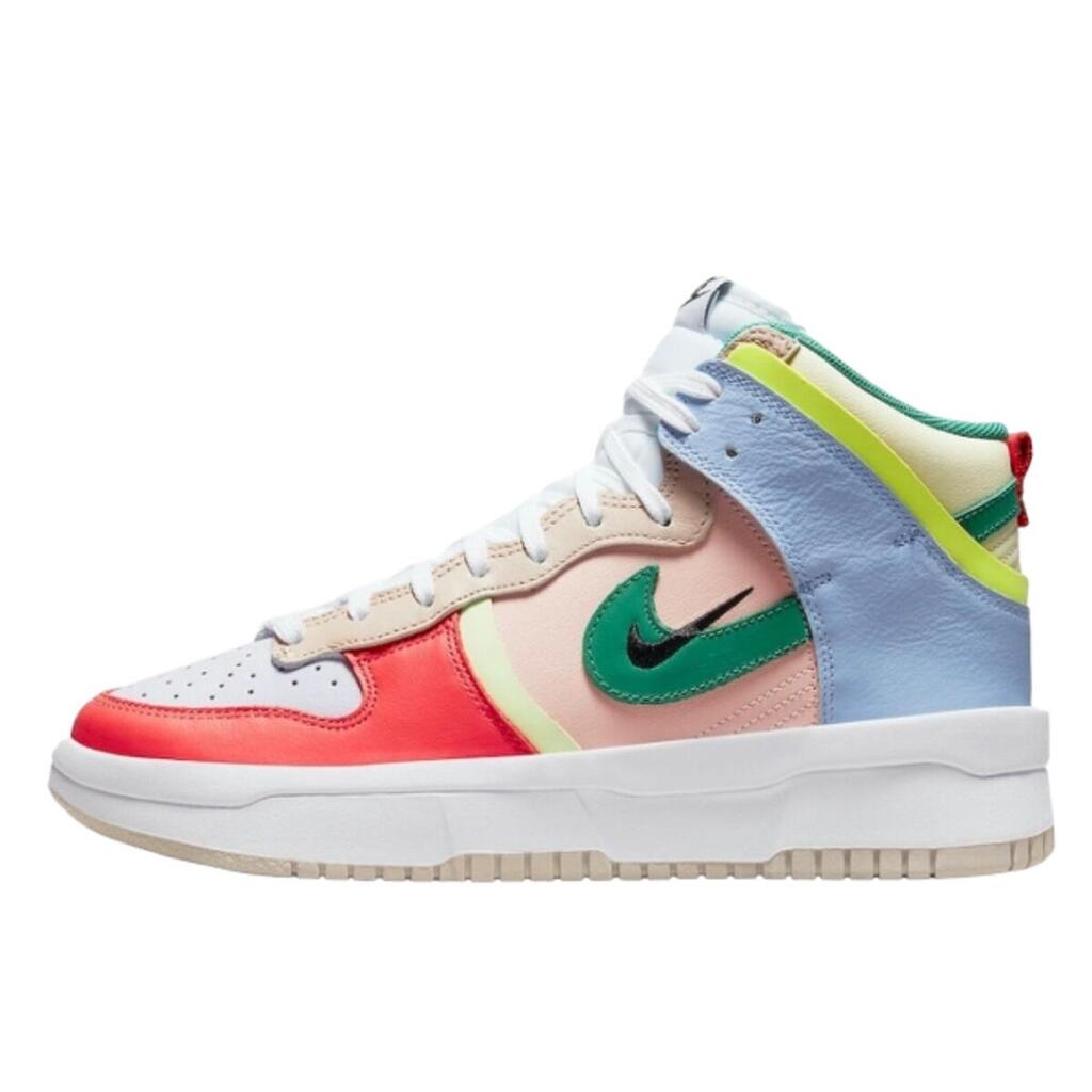 Shoes - High-top cashmere Dunk High Rebel - Green Noise/Pale Coral