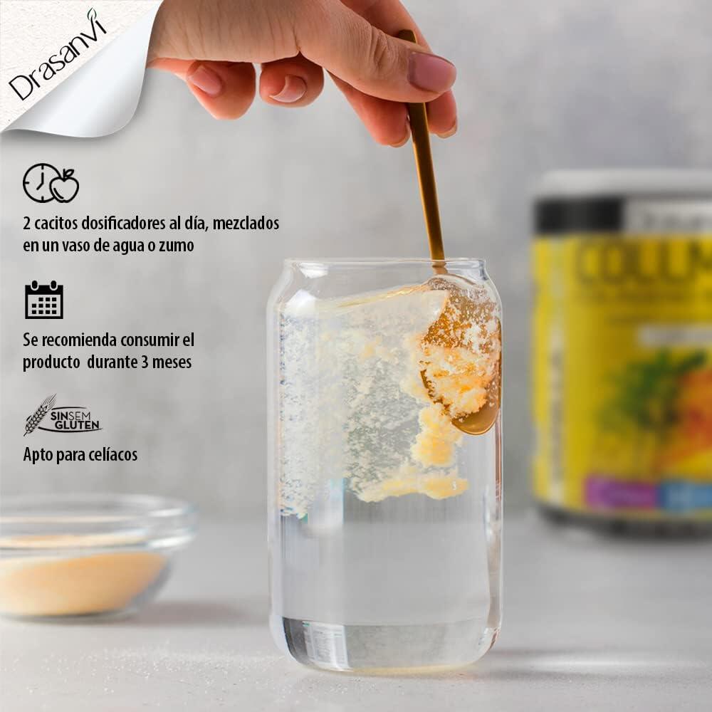 Drasanvi Collmar Colágeno Magnesio + Ácido Hialurónico + Cúrcuma  300 gr -  Sabo 4/7