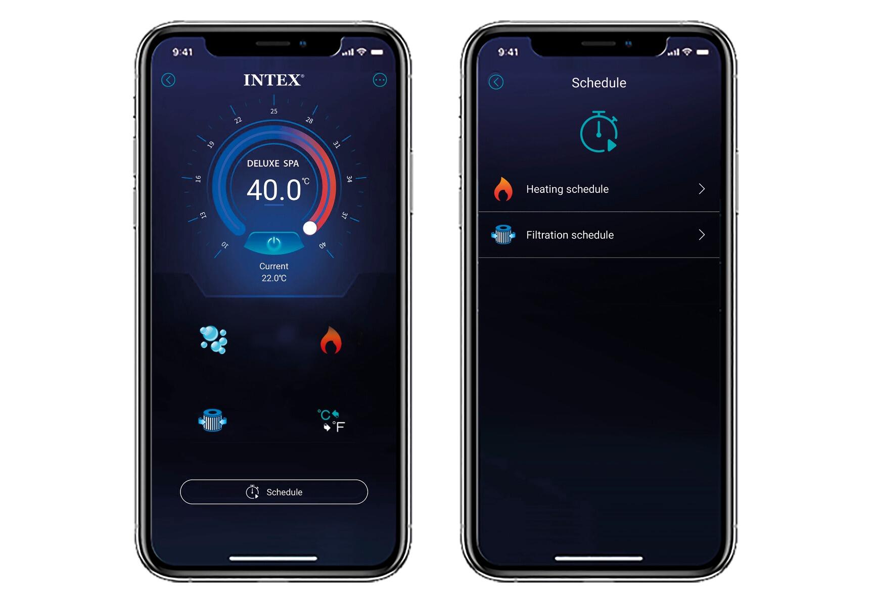 Intex PureSpa Jet & Bulles Deluxe Carbone WiFi + Aquatural Cristaux d'Arôme 5/5