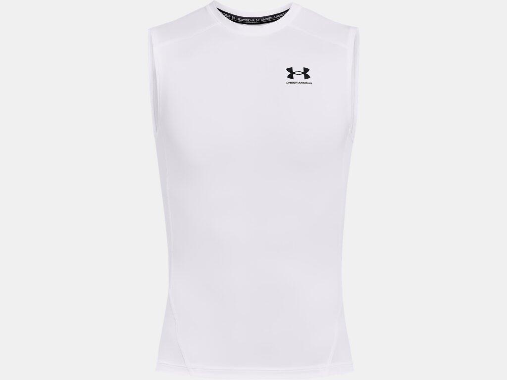 Maillot de compression Blanc Homme Under Armour Heatgear 1/6