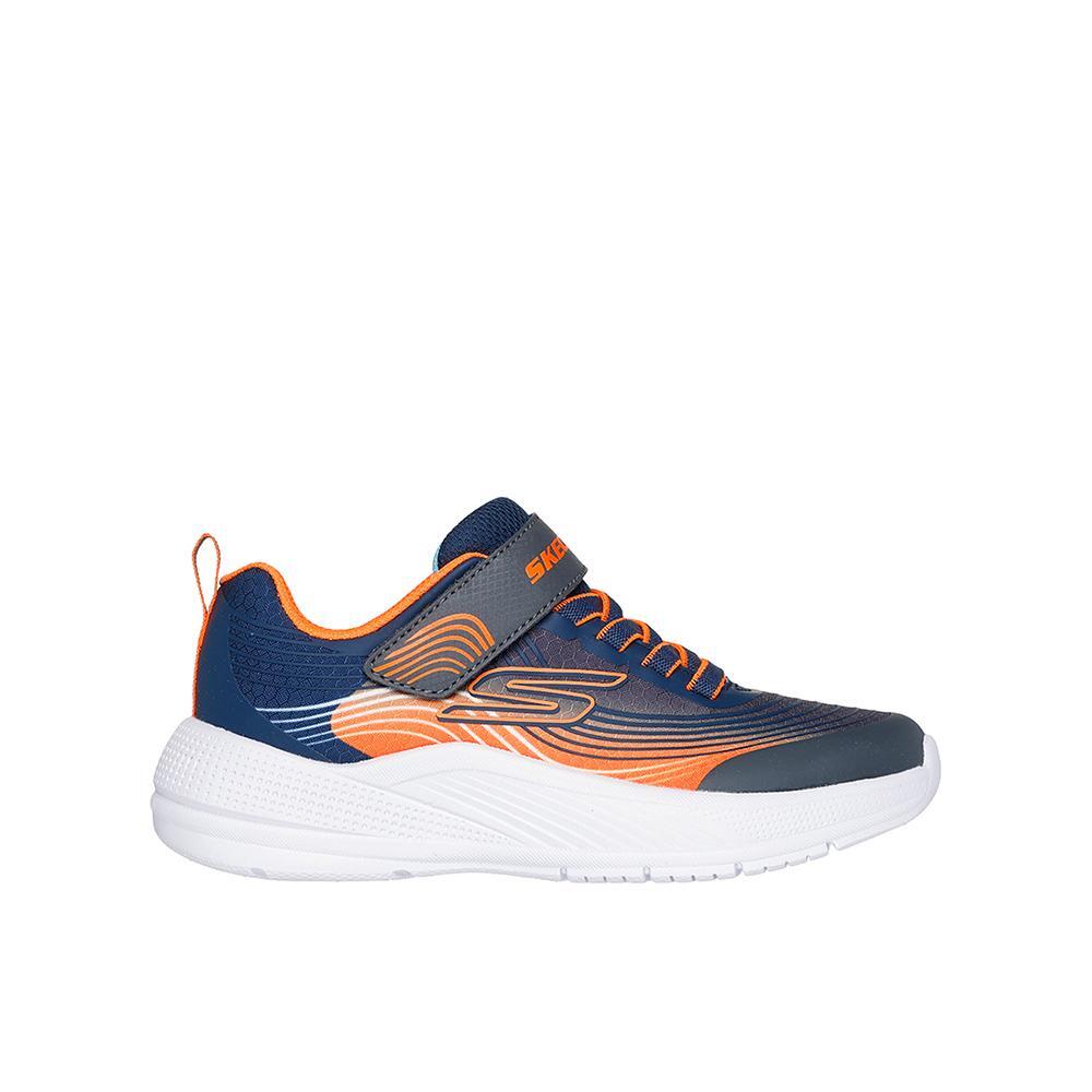 SKECHERS Microspec Advance Boys Sports Low Top Lace Up Trainers