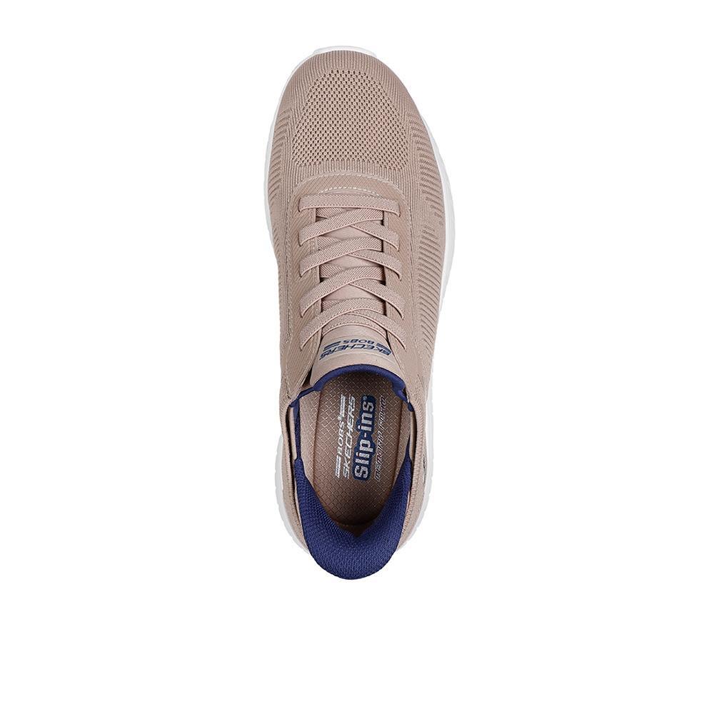 Zapatillas Skechers Hombre Bobs Sport Squad Chaos - Solid Step Topo 3/6