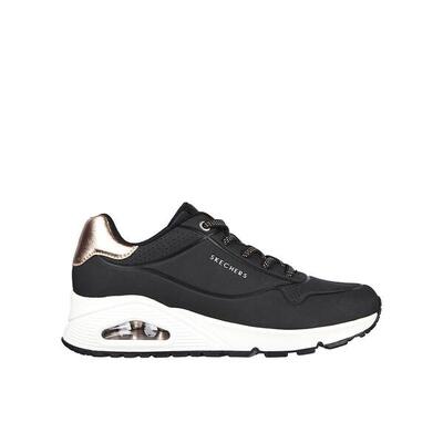 Zapatillas Skechers Mujer Uno - Shimmer Away Negras