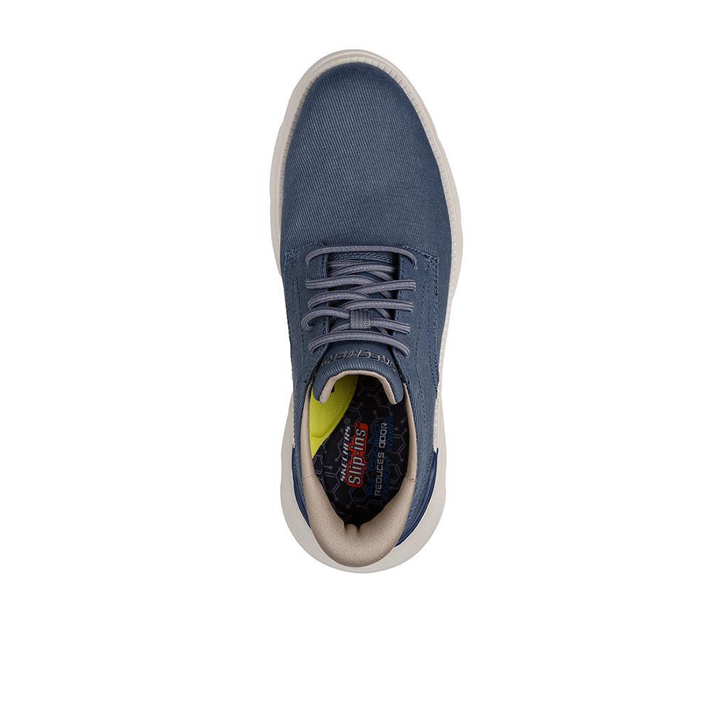 Zapatillas Skechers Hombre Garza - Clive Azules 3/4