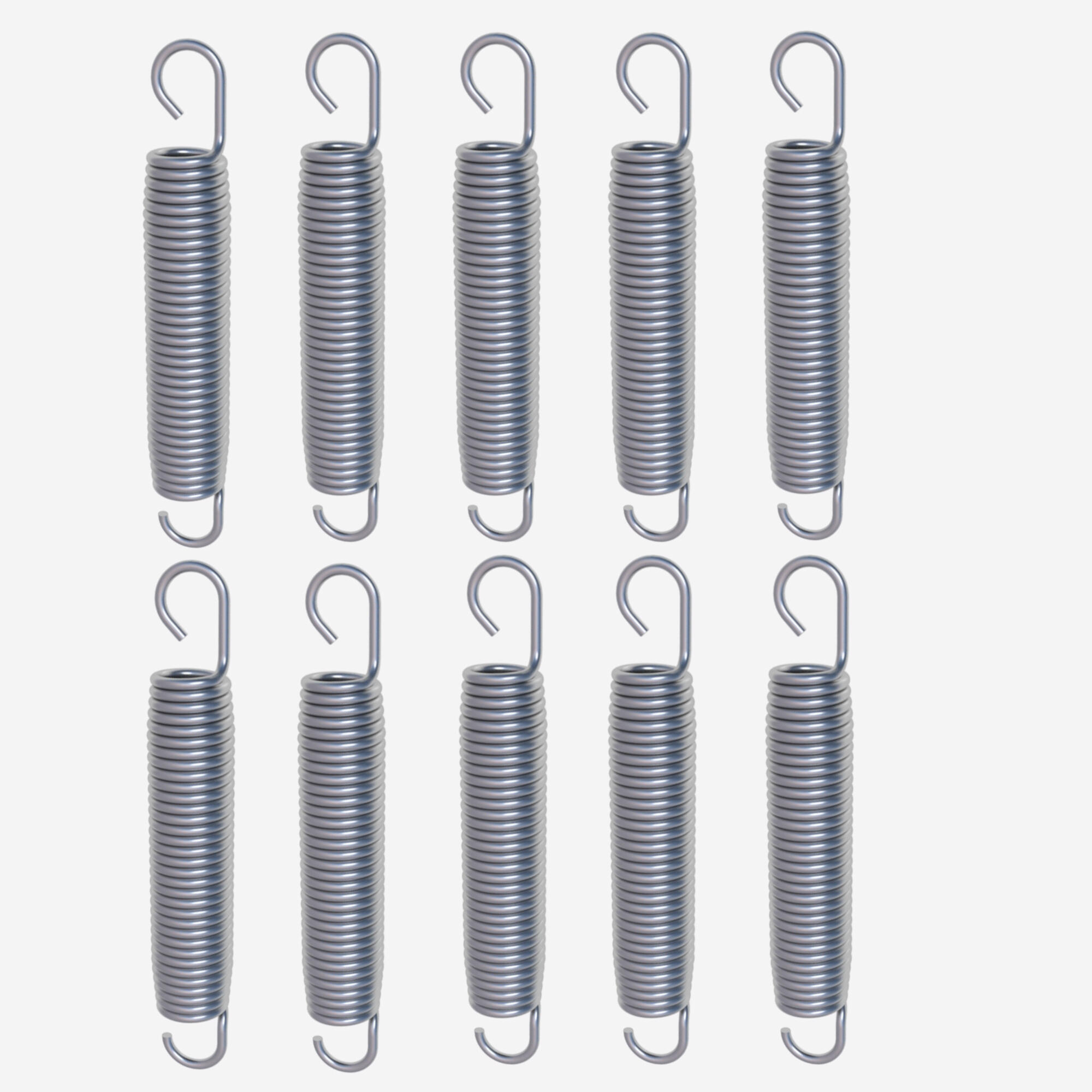 Domyos - Seconde Vie - Kit 10 Ressorts, Pièce Détachée Trampoline - Très Bon - Ressorts - Gris - Taille Unique - Decathlon