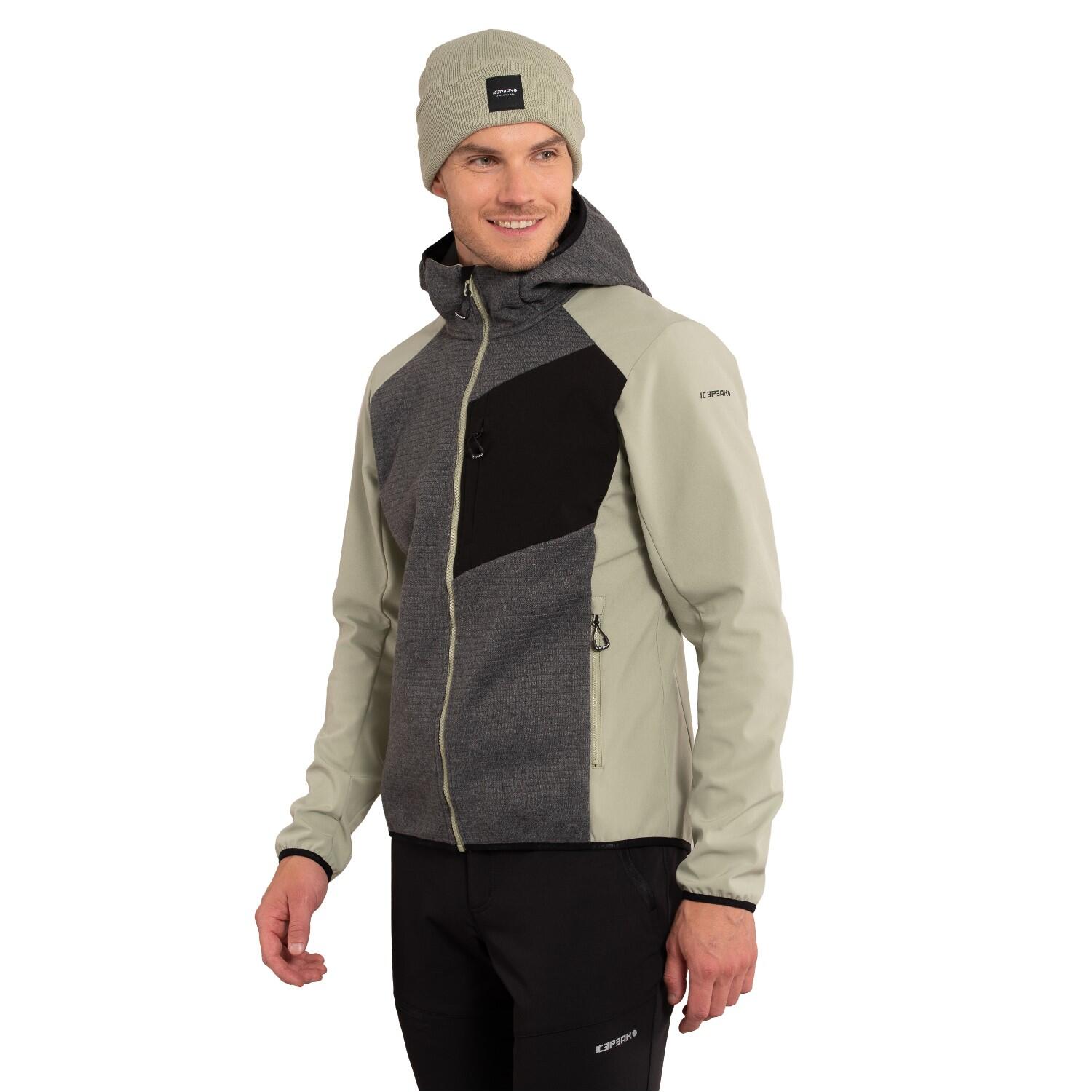 Icepeak Danfort Hybrid-Softshelljacke für Herren mit Kapuze 2/7