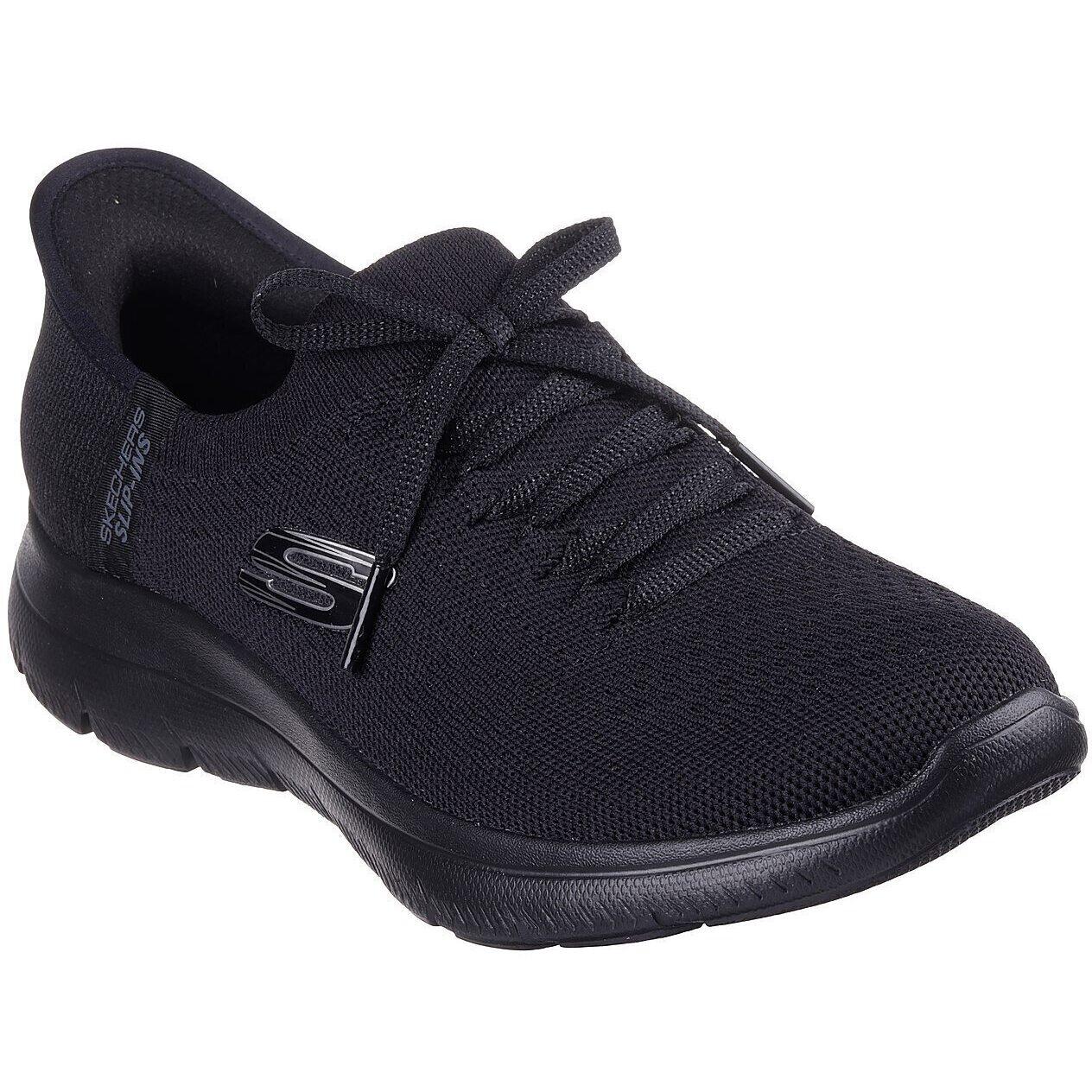 Skechers - Baskets Skechers Summits-new Daily, Noir, Femmes - Chaussures De Sport - Noir - 35 - Decathlon