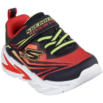 Sneakers skechers s lights-flex-glow, rood, kinderen