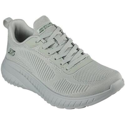 Zapatillas Skechers Bobs Squad Chaos-Face Off, Verde, Mujer