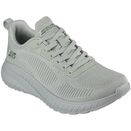 SKECHERS Donna BOBS SQUAD CHAOS FACE OFF Sneakers Blanco