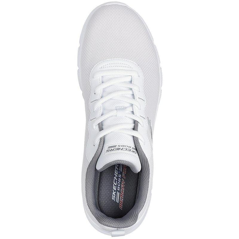 Baskets Skechers Bobs B Flex - Icy Ed, Blanc, Hommes