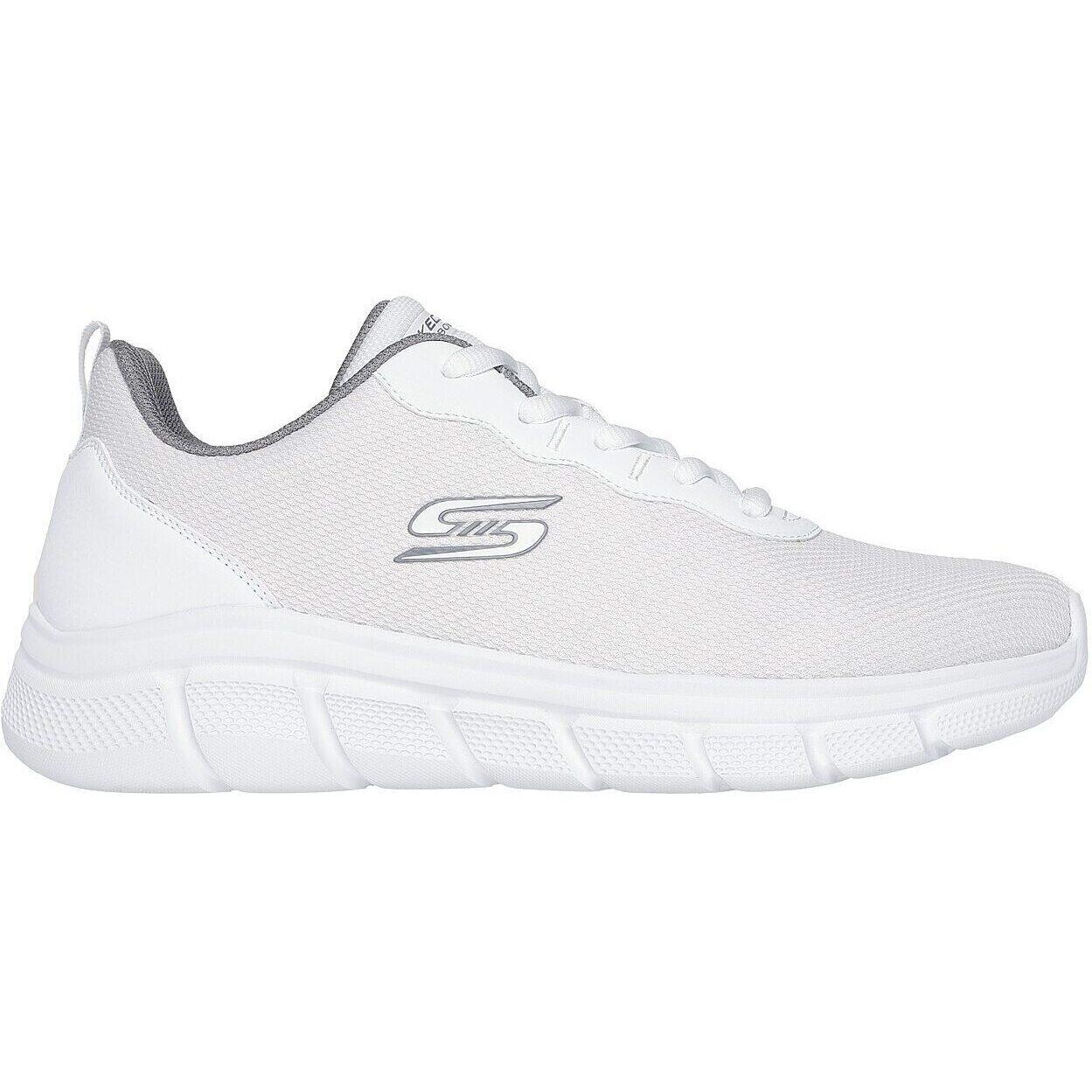 Skechers - Baskets Skechers Bobs B Flex - Icy Ed, Blanc, Hommes - Chaussures De Sport - Blanc - 39 - Decathlon