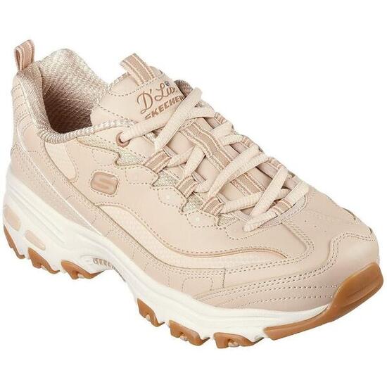 Zapatillas Skechers D'lites-goo, Marrón, Mujer