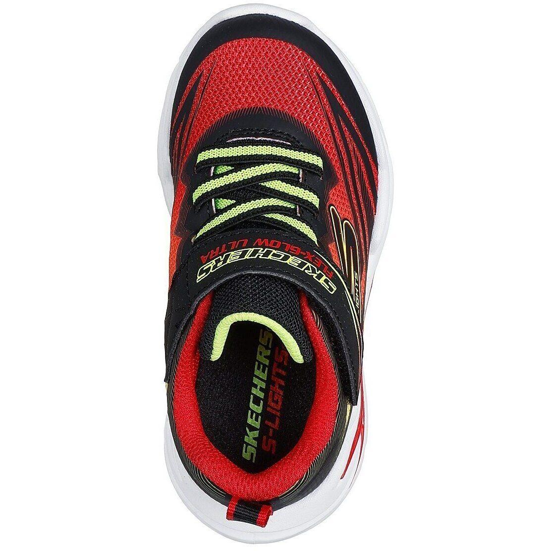 Baskets Skechers S Lights-flex-glow, Rouge, Enfants 2/5