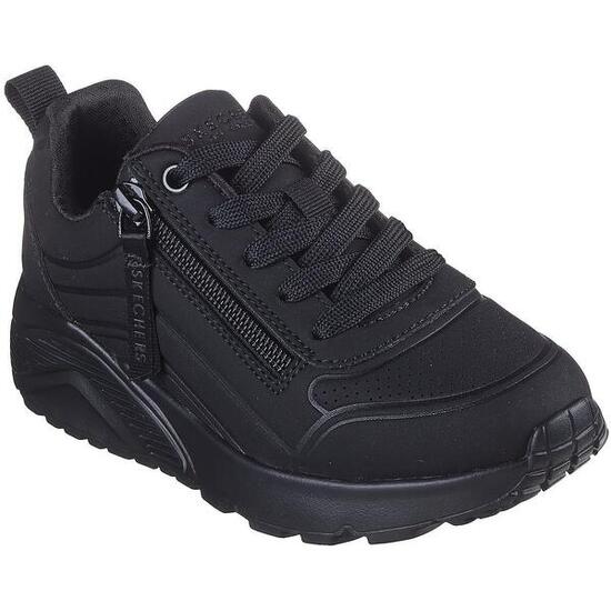 Baskets Skechers Uno Lite - Easy Zip, Noir, Enfants