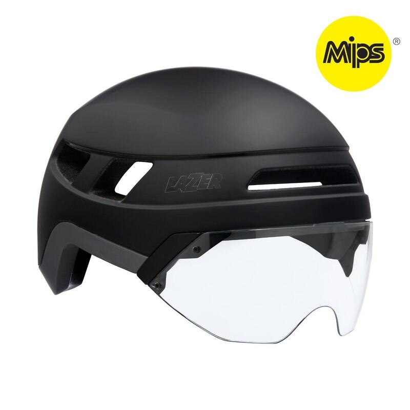 LAZER Casque de vélo Urbanize NTA MIPS + LED, Matte Black