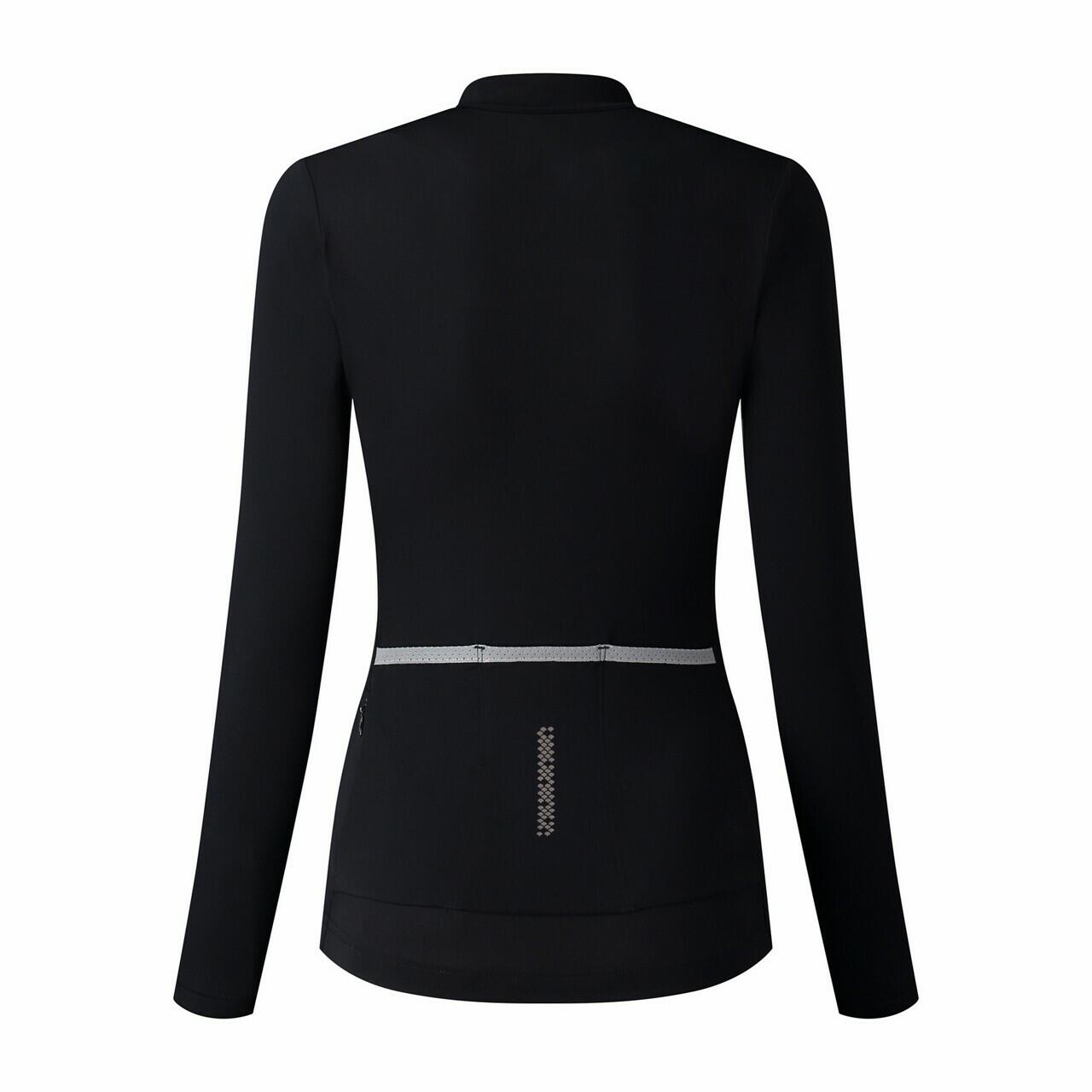 Woman's  KAEDE Thermal Long Sleeve Jersey, black 2/2