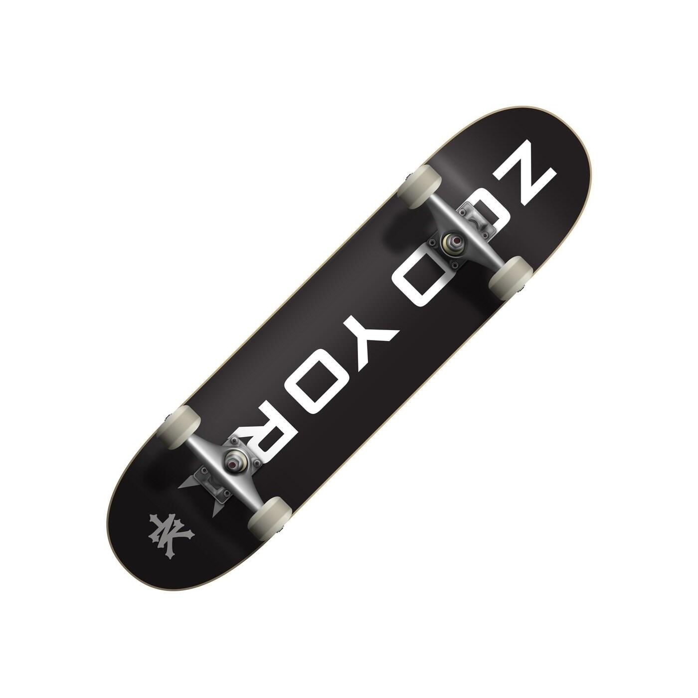 ZOO YORK Zoo York Logo Block Skate Completo - 8" - Preto/Branco