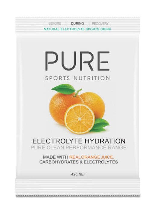Pure Electrolyte Hydration Drink 42g Sachet Orange