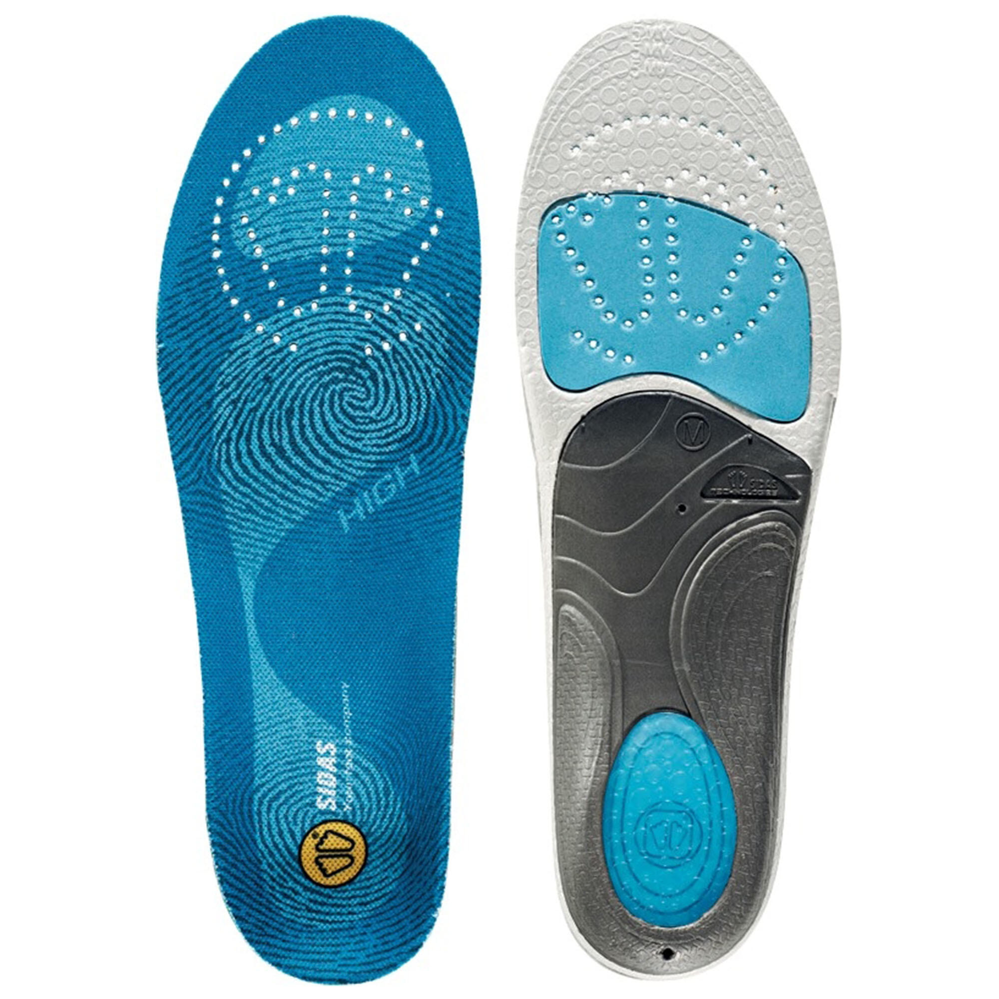 SIDAS Palmilhas pré-formadas para uso diário para pés com arco plantar alto - 3Feet