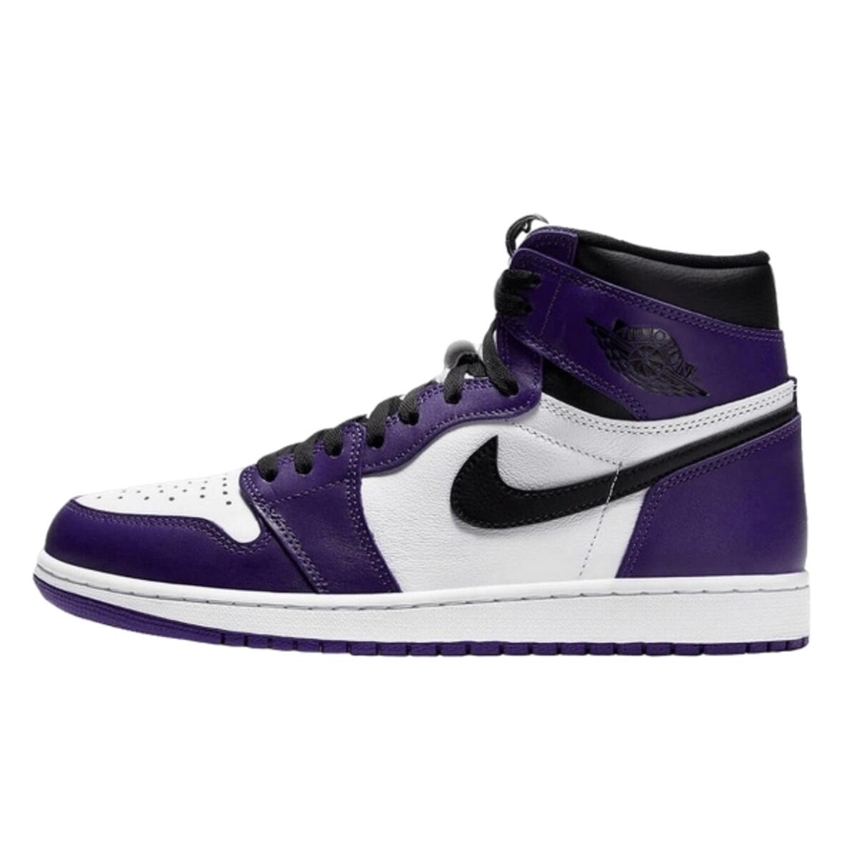 Jordan - Chaussures 1 Retro High Og Court Purple White - Baskets - Blanc - 42 M/l - Decathlon