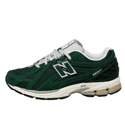 Schoenen 1906r green suede metallic silver