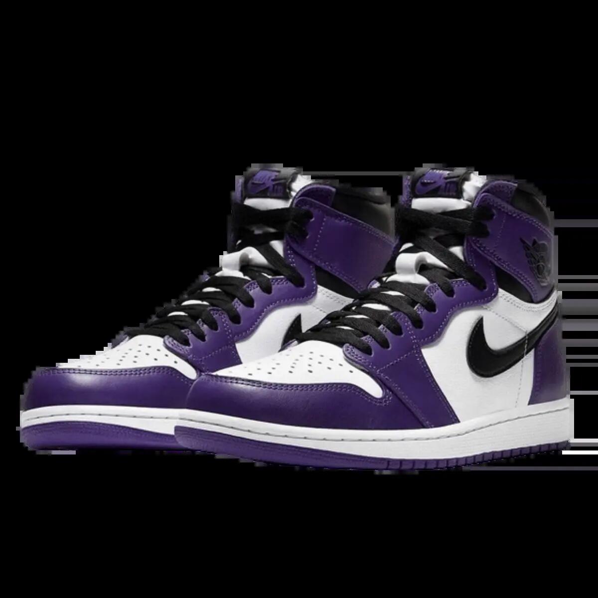 Zapatillas  1 Retro High OG Court Purple White 2/4