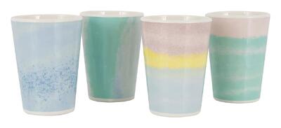 Bo-Camp - Pastel collection - Tasse - Barfleur - 4 Stück