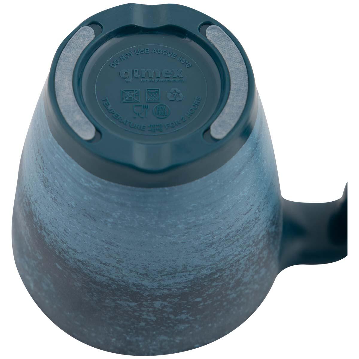 Stone Line - Tasse - Bleu foncé - 300 ml - 4 Pièces 4/4