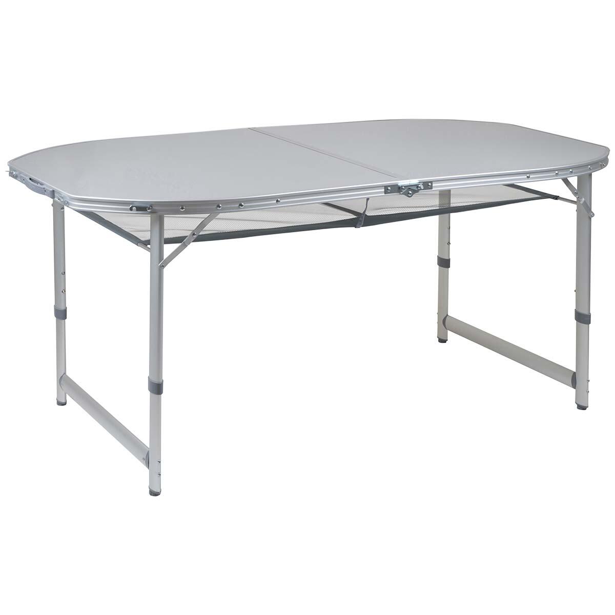 BO-CAMP Bo-Camp Tafel Premium Ovaal Koffermodel 150x80 cm
