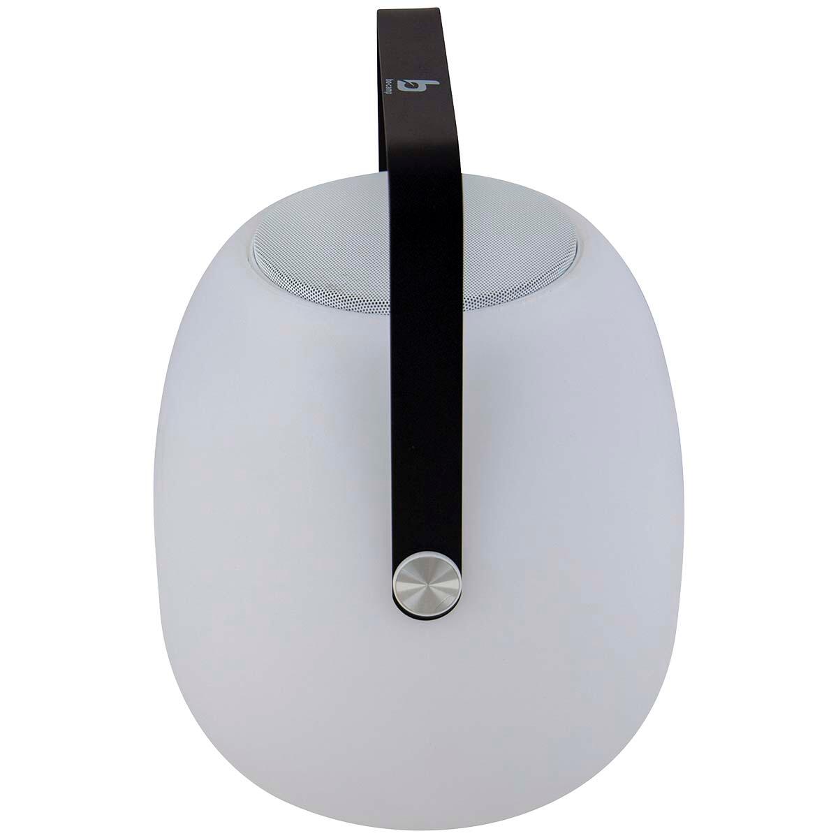Bo-Camp Tafellamp met Bluetooth speaker Wade LED wit en zwart 4/7