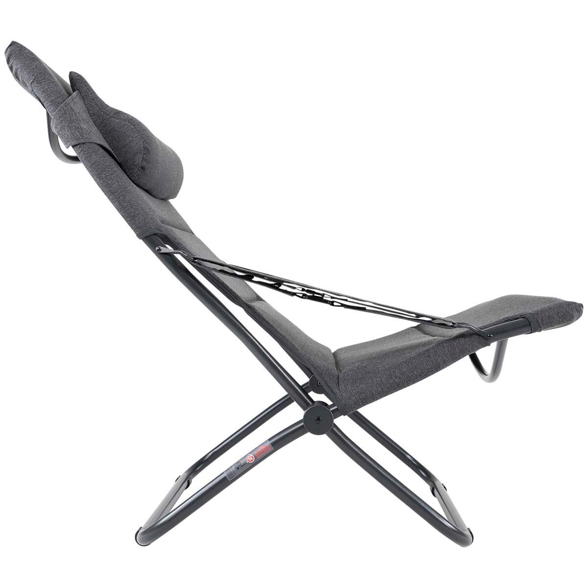 Crespo Loungestoel AP/263 Tex-Supreme Grijs 6/7