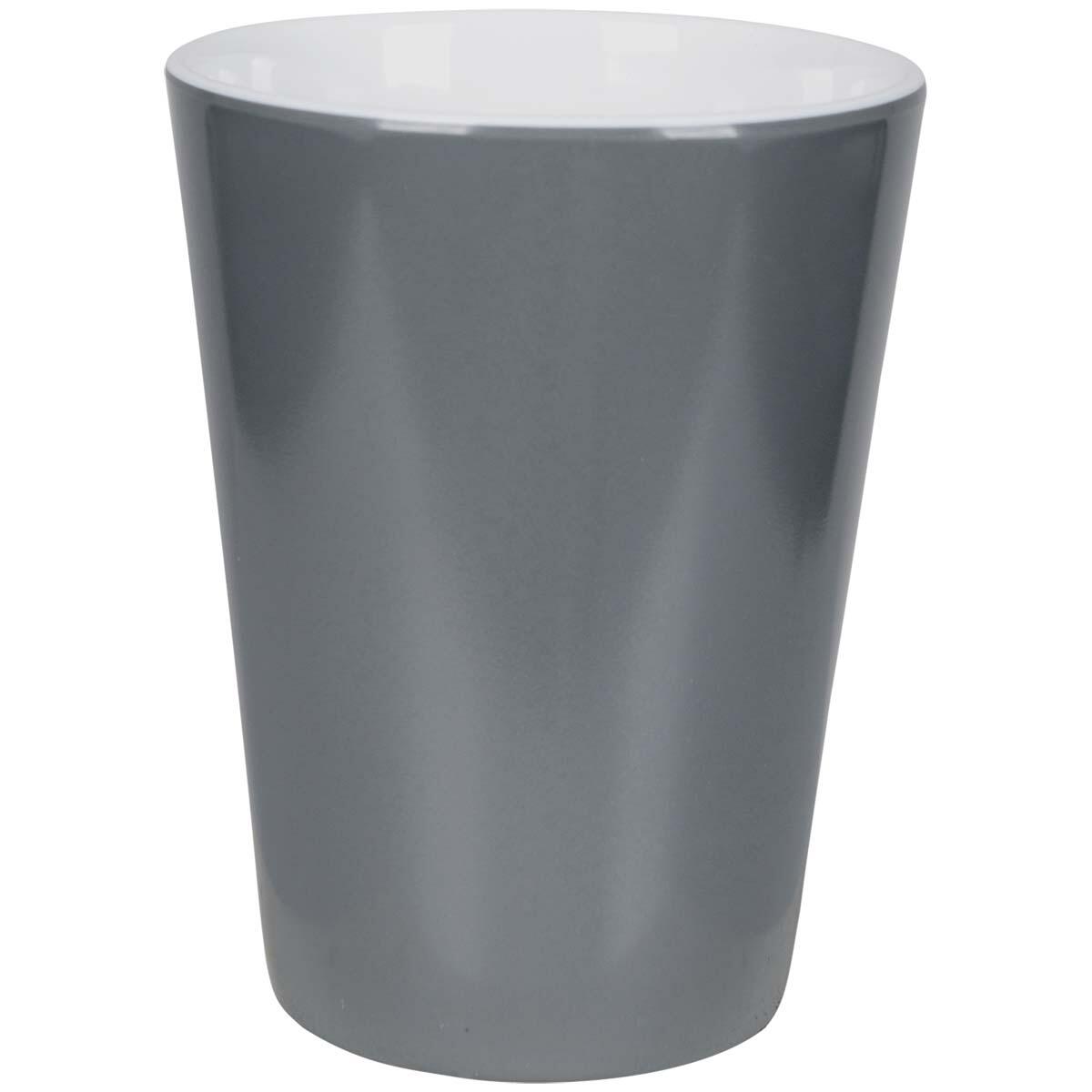 Becher - Zweifarbig - Melamin - 4 Stück - Grau 2/2