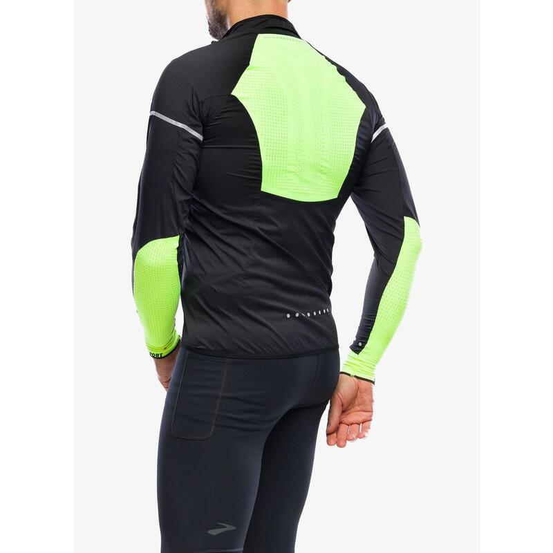 Kurtka przeciwwiatrowa męska Compressport Hurricane Windproof Jacket Flash