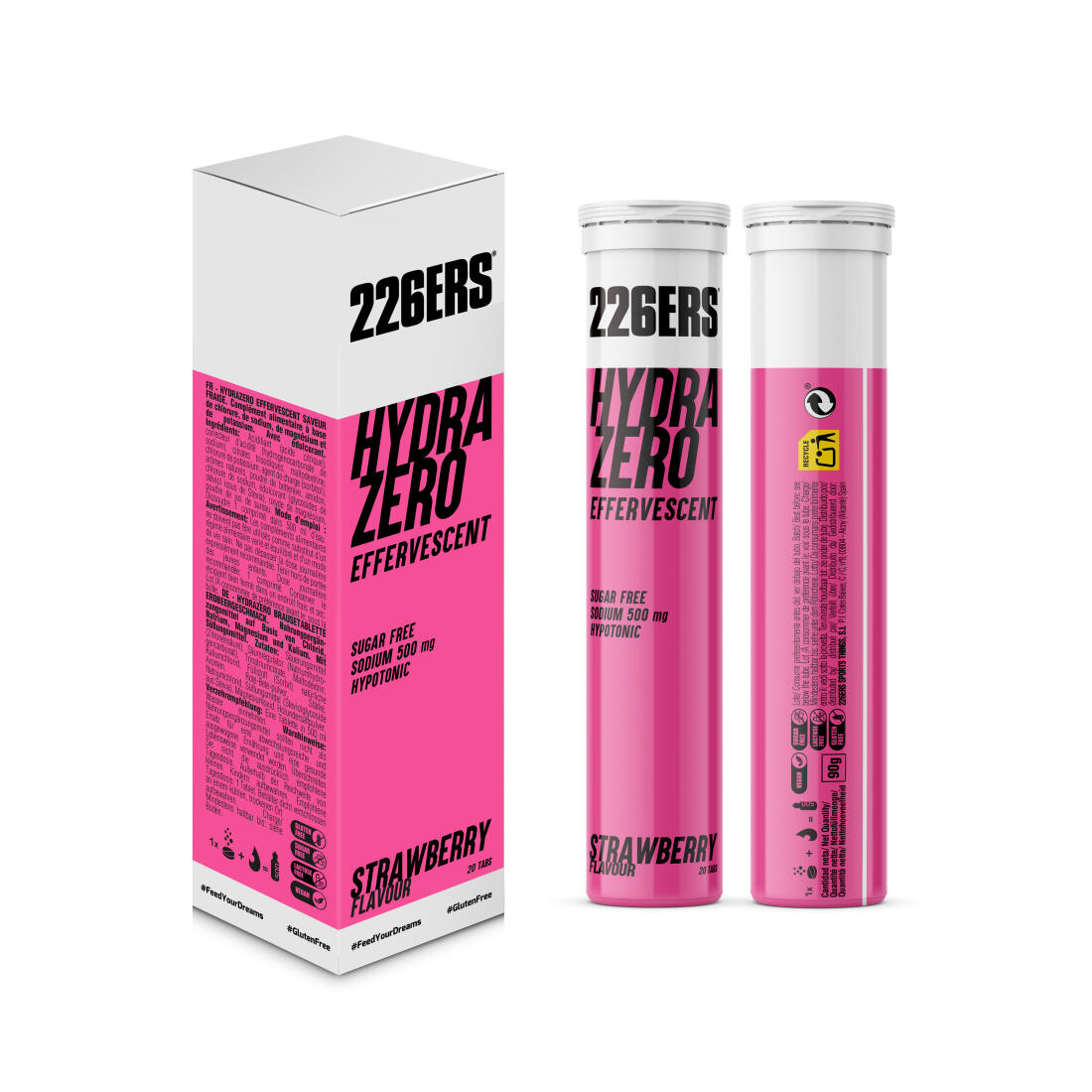 226ERS HYDRAZERO EFFERVESCENT - Sales minerales  Sabor Fresa