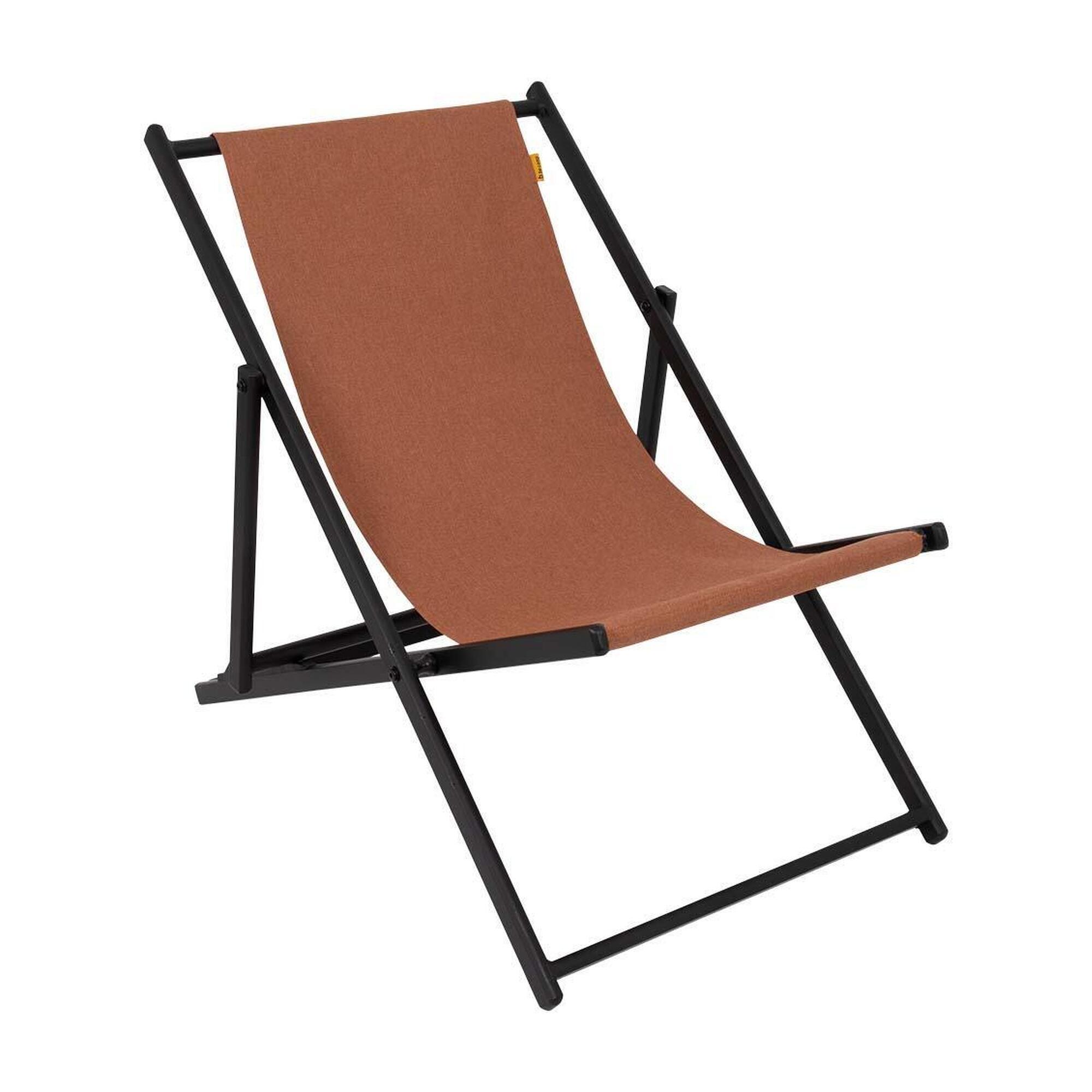 Bo-camp - Bo-camp - Industrial - Chaise De Plage - Culview - Aluminium - Argile - Fauteuil - Marron - Taille Unique - Decathlon