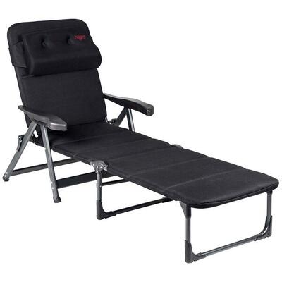 Crespo ligstoel ap/233 air-deluxe zwart