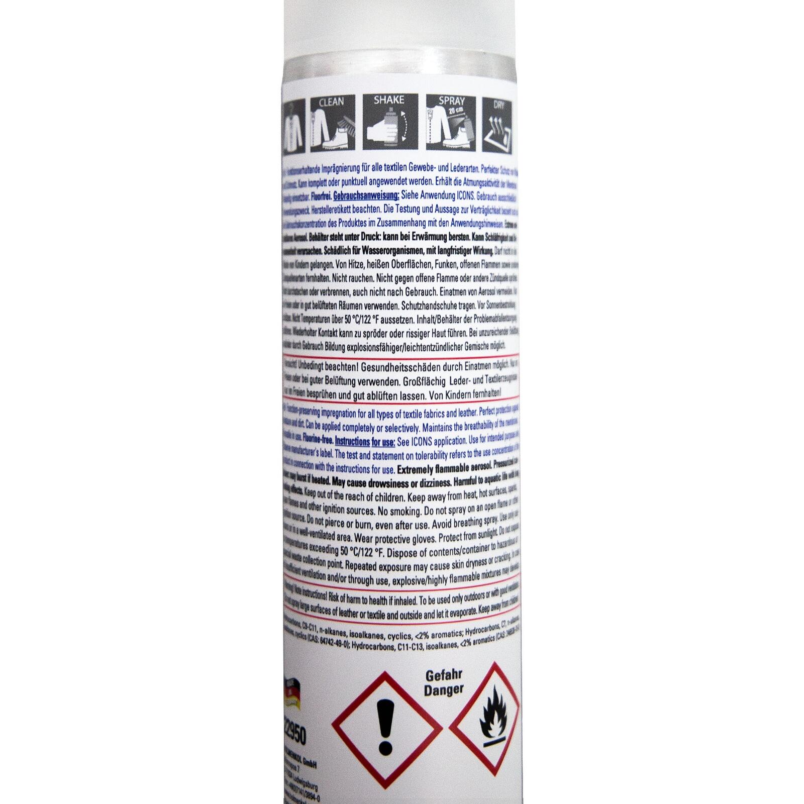 Imprägnierspray für Funktionskleidung und Schuhe - Hightec Proof 3/4