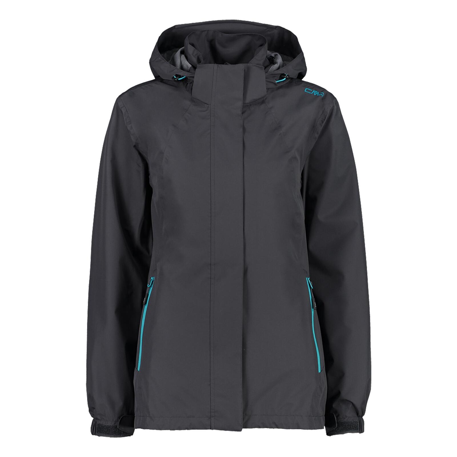 CMP Regenjacke wasserdicht Damen - Woman Jacket Zip Hood with Ventilation
