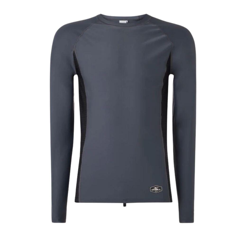 O'Neill PM Mens Long Sleeve UV Skins Rash Vest - Black Out O'NEILL ...