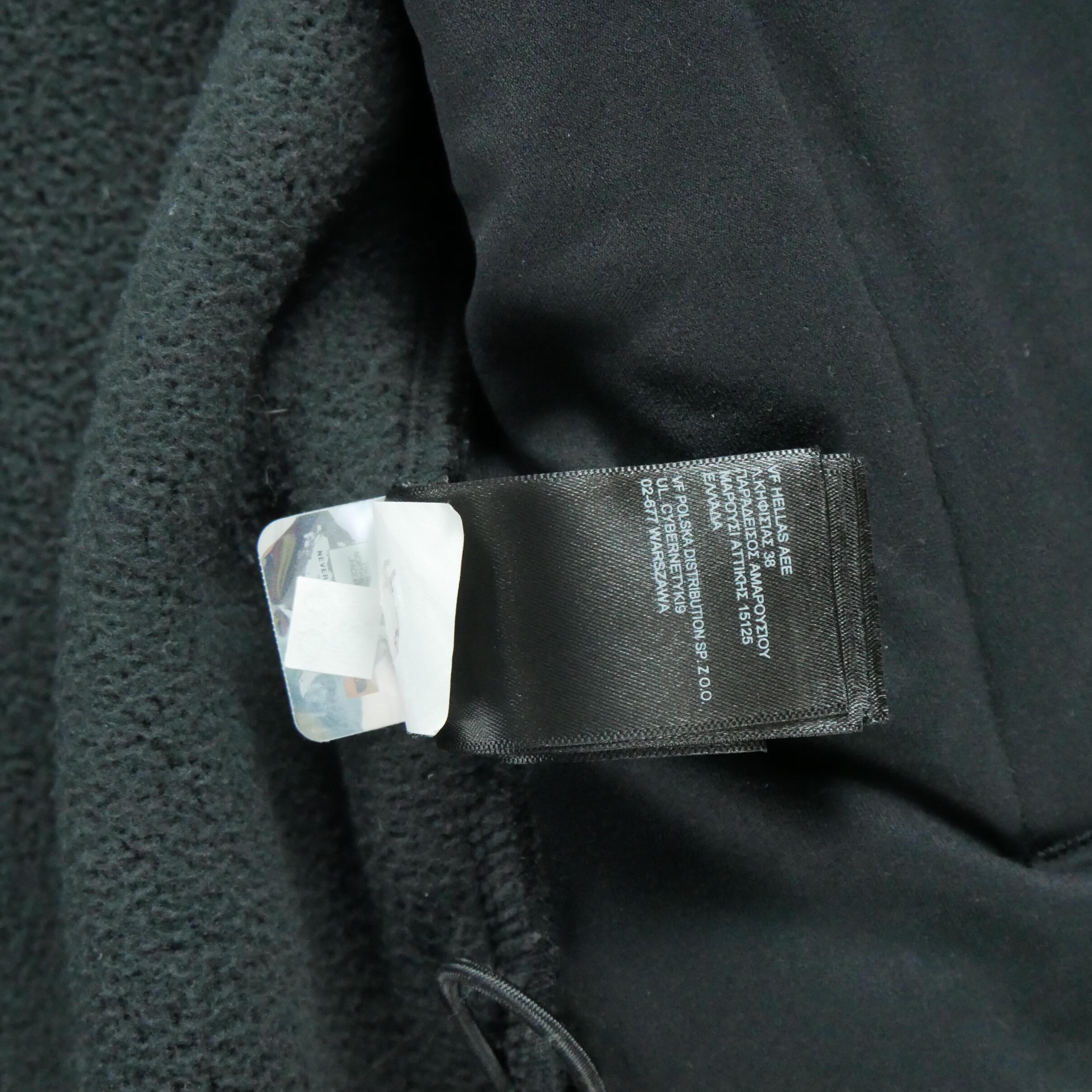Seconda Mano - Giacca in pile nero TNF Sherpa da donna - Stato eccellente 7/7