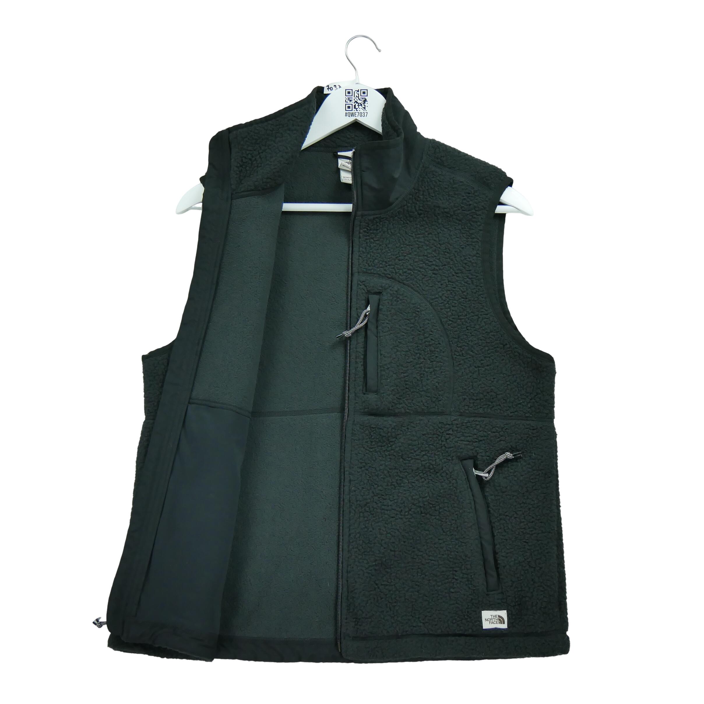 Seconda Mano - Giacca in pile nero TNF Sherpa da donna - Stato eccellente 3/7