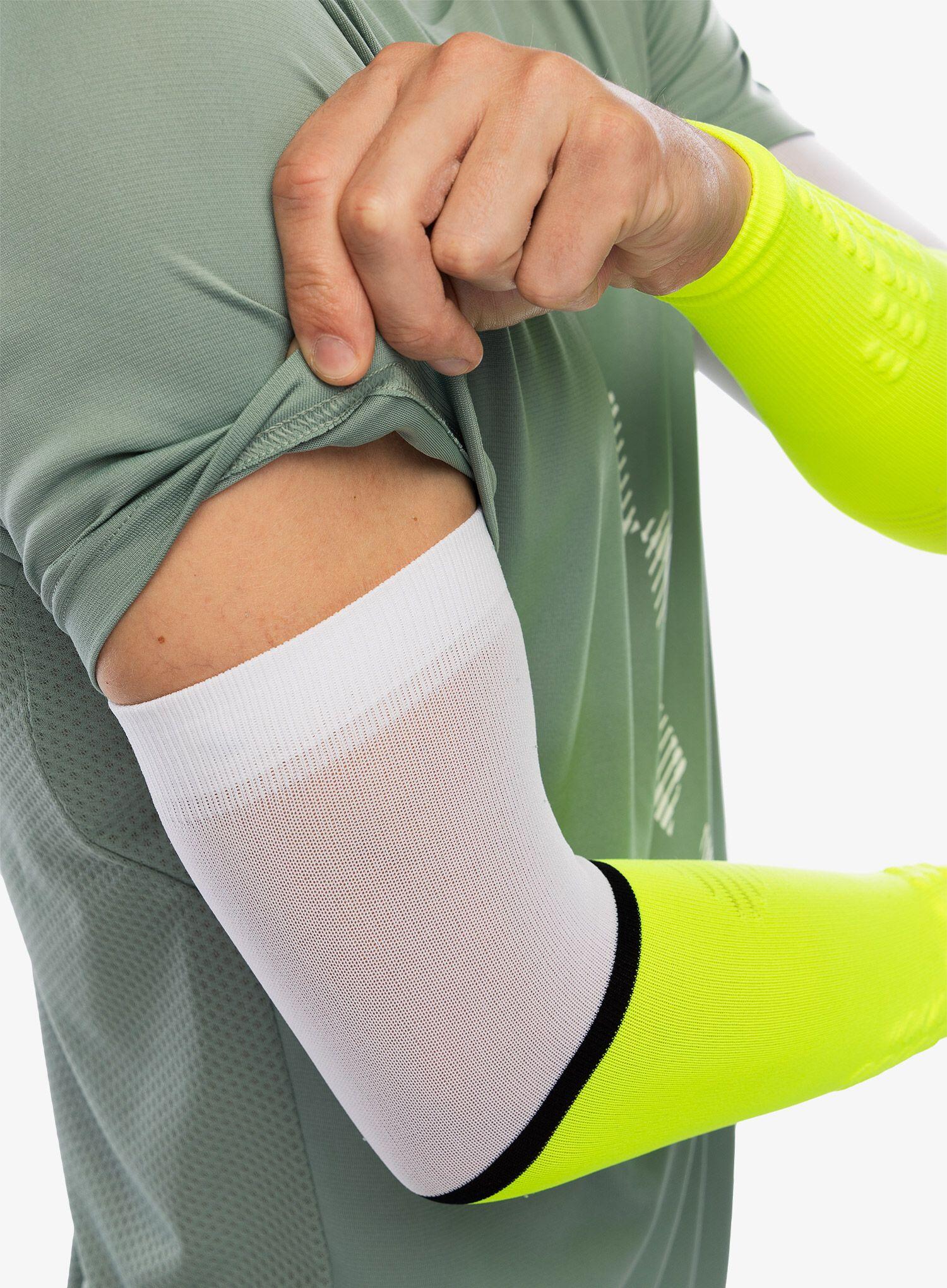 Compressport ArmForce Ultralight Sleeves White / Yellow 6/7