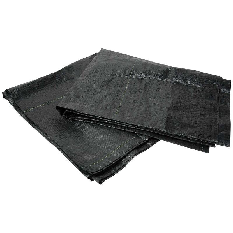 Bo-Camp - Tela de suelo - Eco - Negro - 4x3 Metros