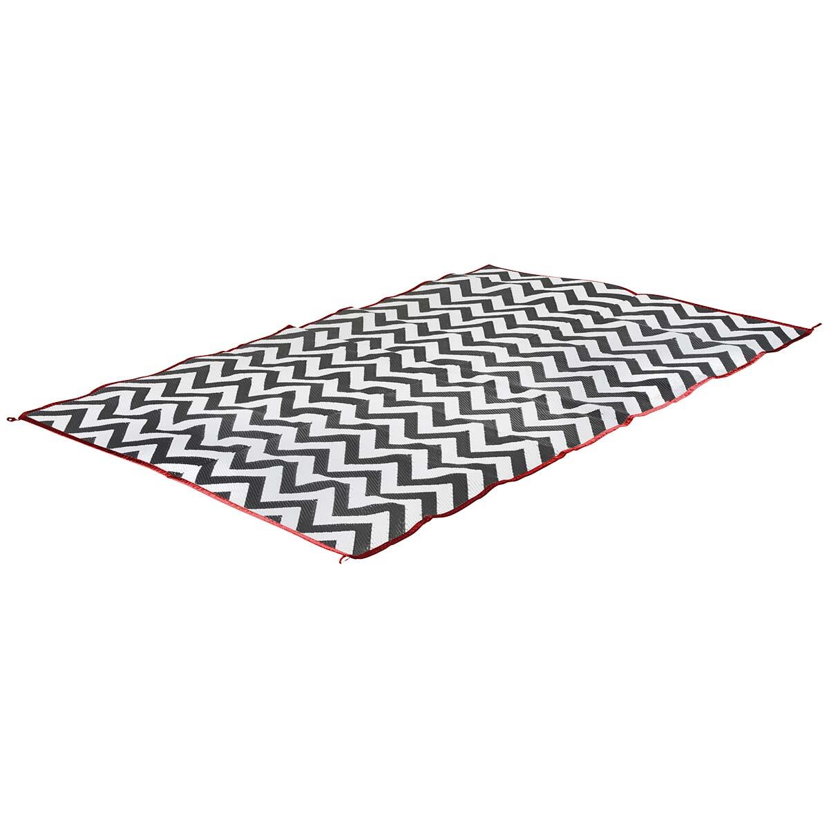BO-CAMP Bo-Camp Chill mat Wave XL Zwart/wit