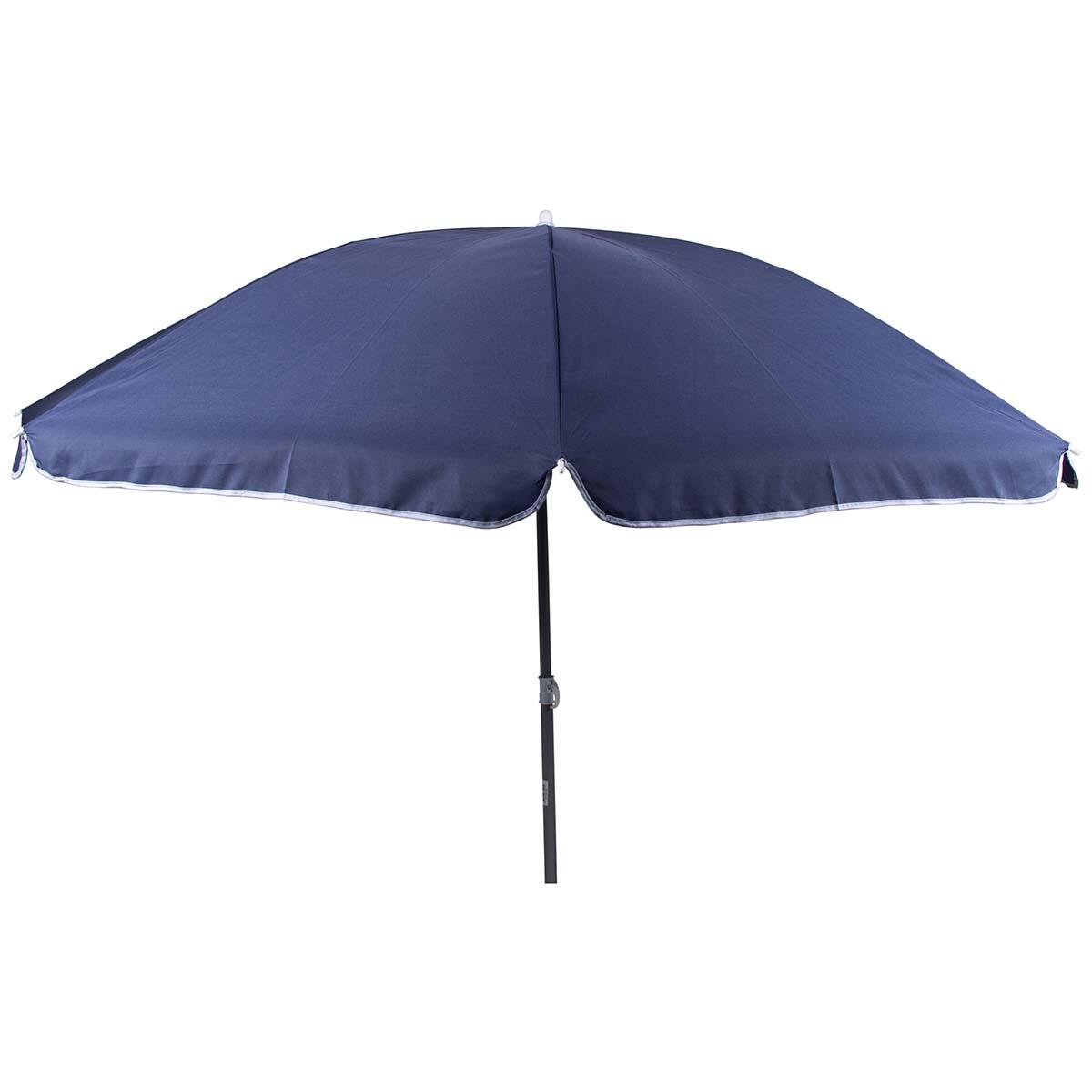 BO-CAMP Bo-Camp Parasol Met Knikarm Ø 250 cm Blauw