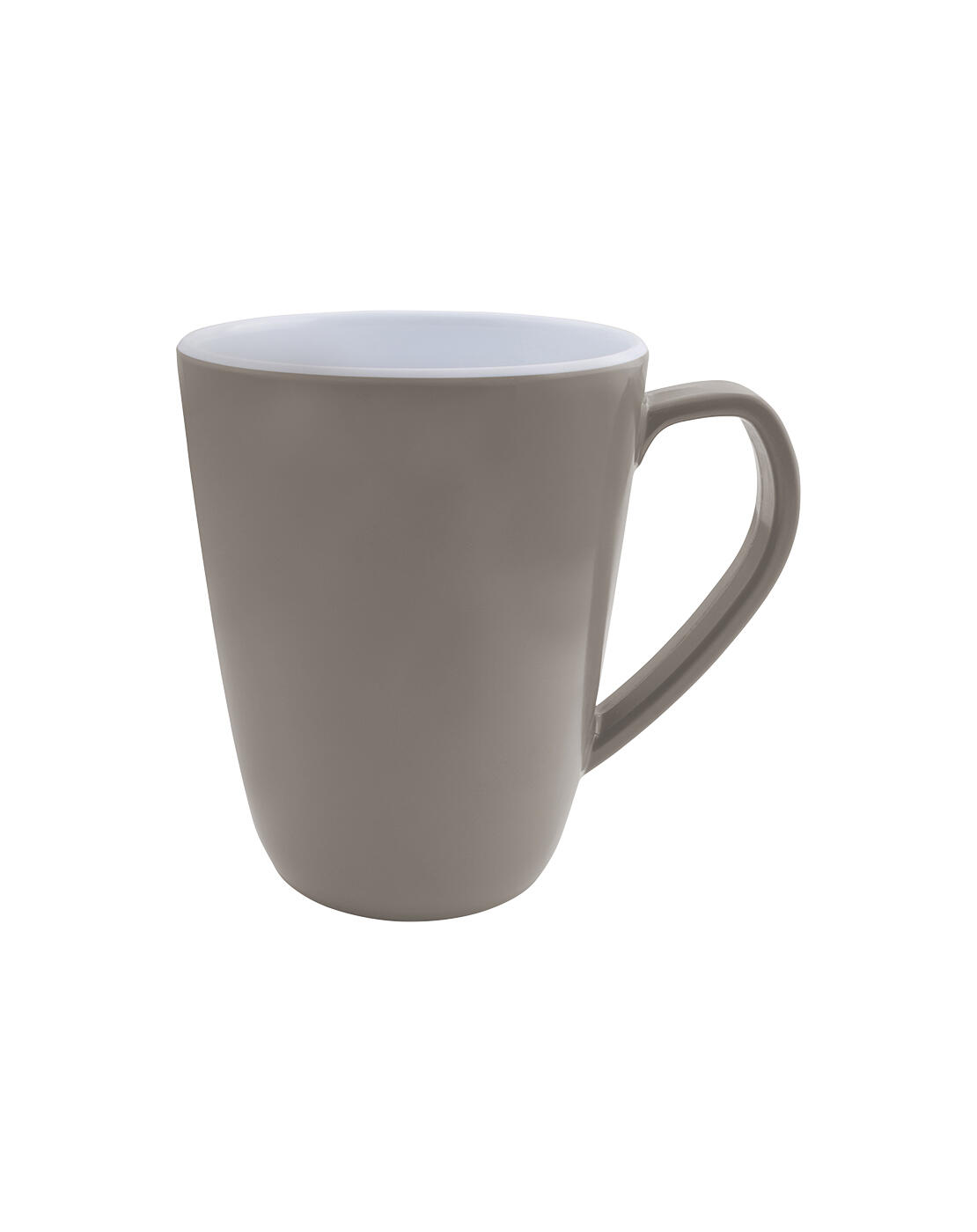 BO-CAMP Bo-Camp Mok L 100% Melamine Two-Tone 4 stuks Taupe